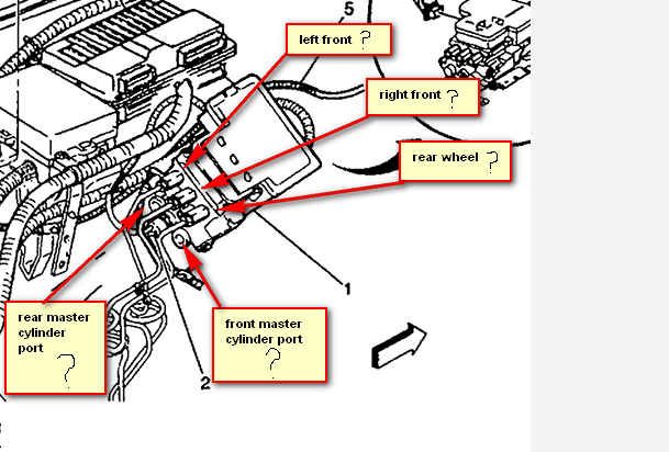 1999 Gmc sierra 1500 brake line diagram #2