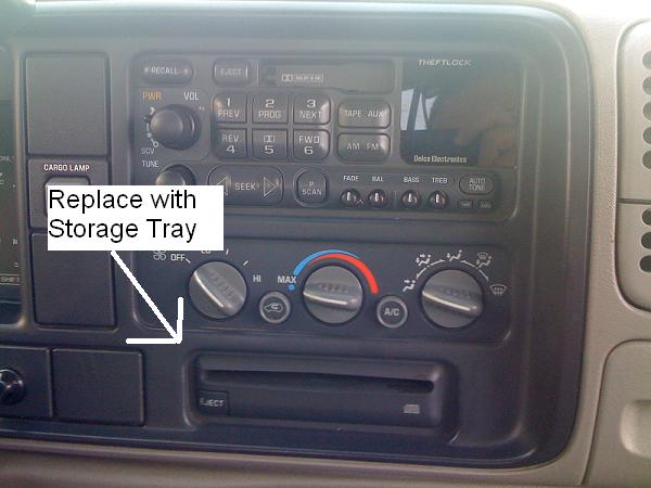 1995 Chevy Silverado CD Player Replacement - Chevrolet ... 2010 chevy tahoe wiring diagram 