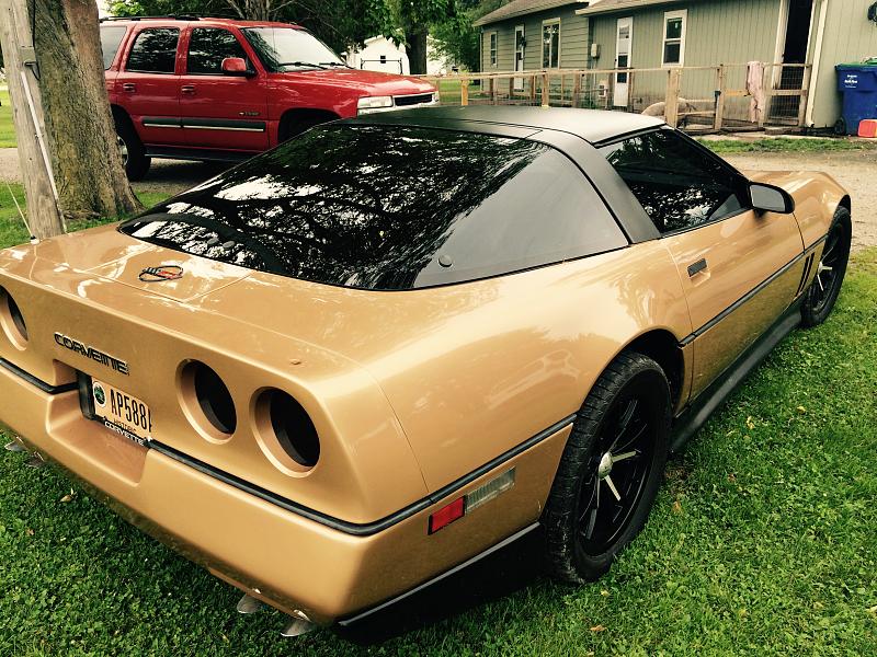 For Sale 1984 Chevy Corvette Coupe 8 Cylinder - Bronze-84-passenger-view.jpg