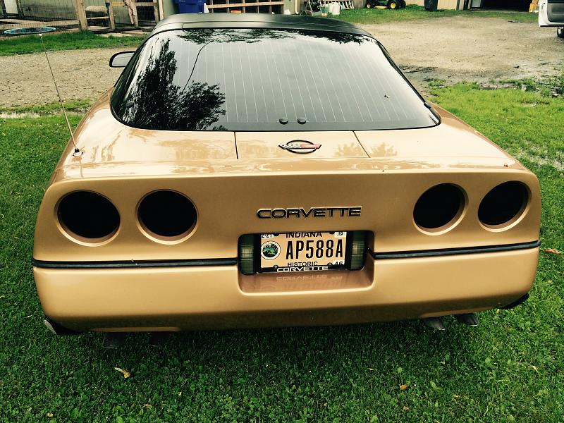 For Sale 1984 Chevy Corvette Coupe 8 Cylinder - Bronze-84-rear-view.jpg