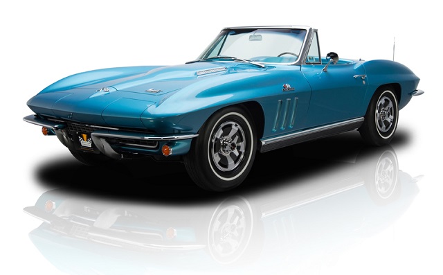 This Nassau Blue 1966 Corvette is a Beauty