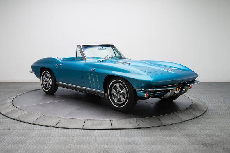 This Nassau Blue 1966 Corvette is a Beauty