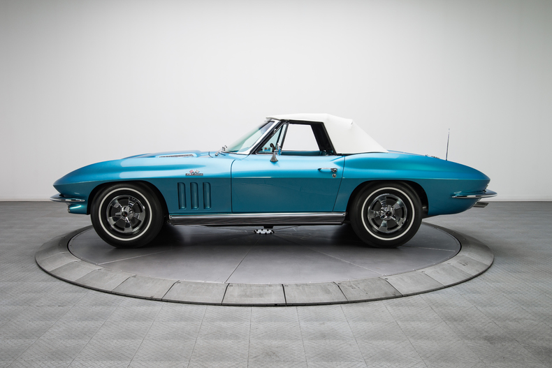 This Nassau Blue 1966 Corvette is a Beauty