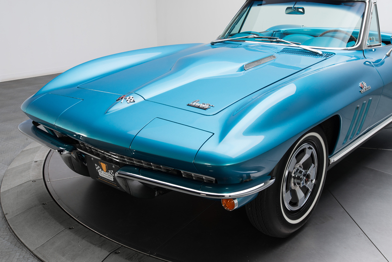 This Nassau Blue 1966 Corvette is a Beauty