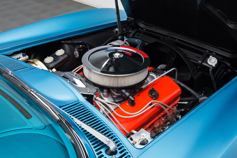 This Nassau Blue 1966 Corvette is a Beauty