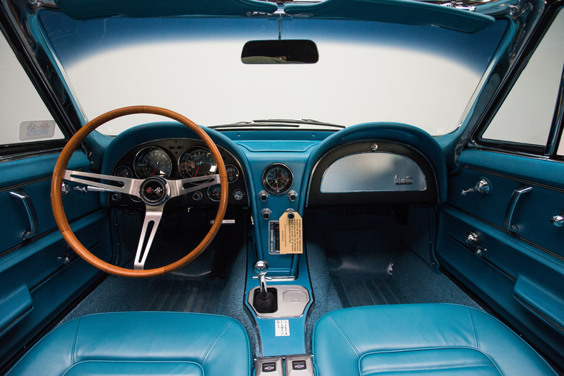 This Nassau Blue 1966 Corvette is a Beauty