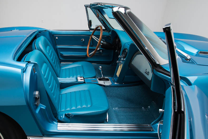 This Nassau Blue 1966 Corvette is a Beauty