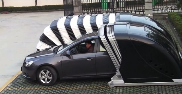 Cruze Drivers in China Have Cocoons for Parking