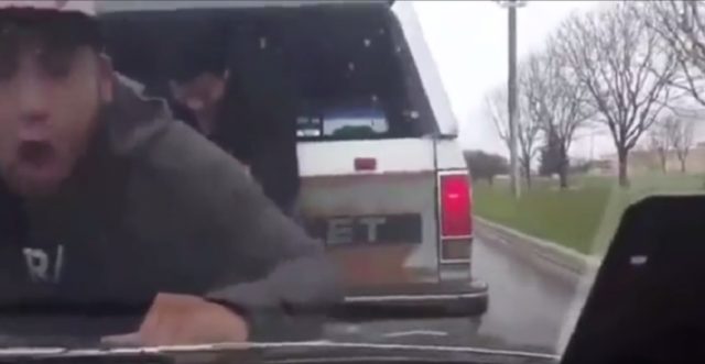 Crazy Truck Story of the Day: The ‘Human Push Bar’