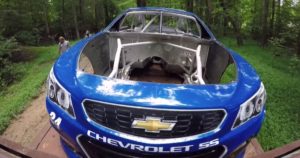 Dale Earnhardt Jr. Has a Secret Race Car Graveyard (Video)