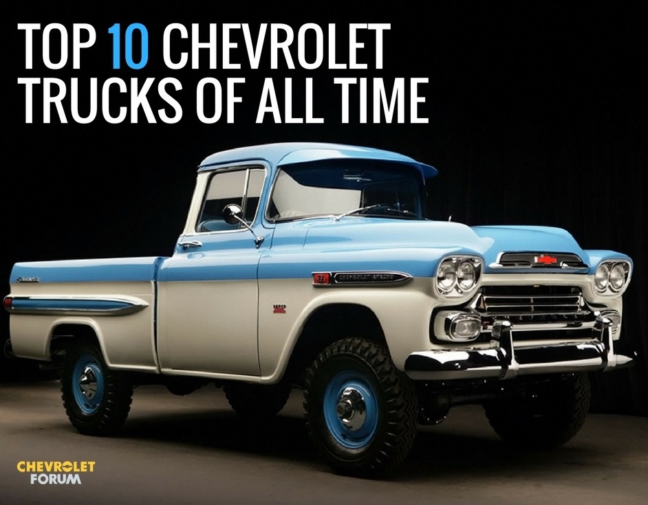 Hot Wheels: <i>Chevrolet Forum</i> Names Chevy’s Best Trucks
