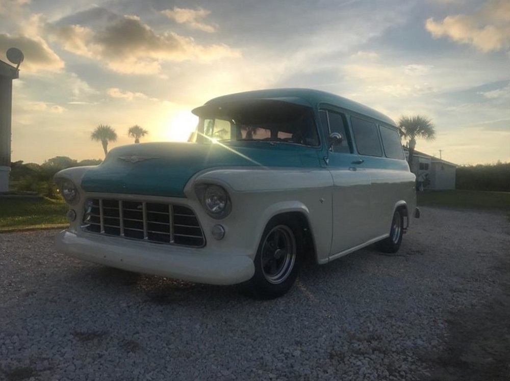 Modified 1950 Chevy Suburban Has Us Dreaming of Summer