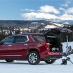 Chevrolet Traverse skiing