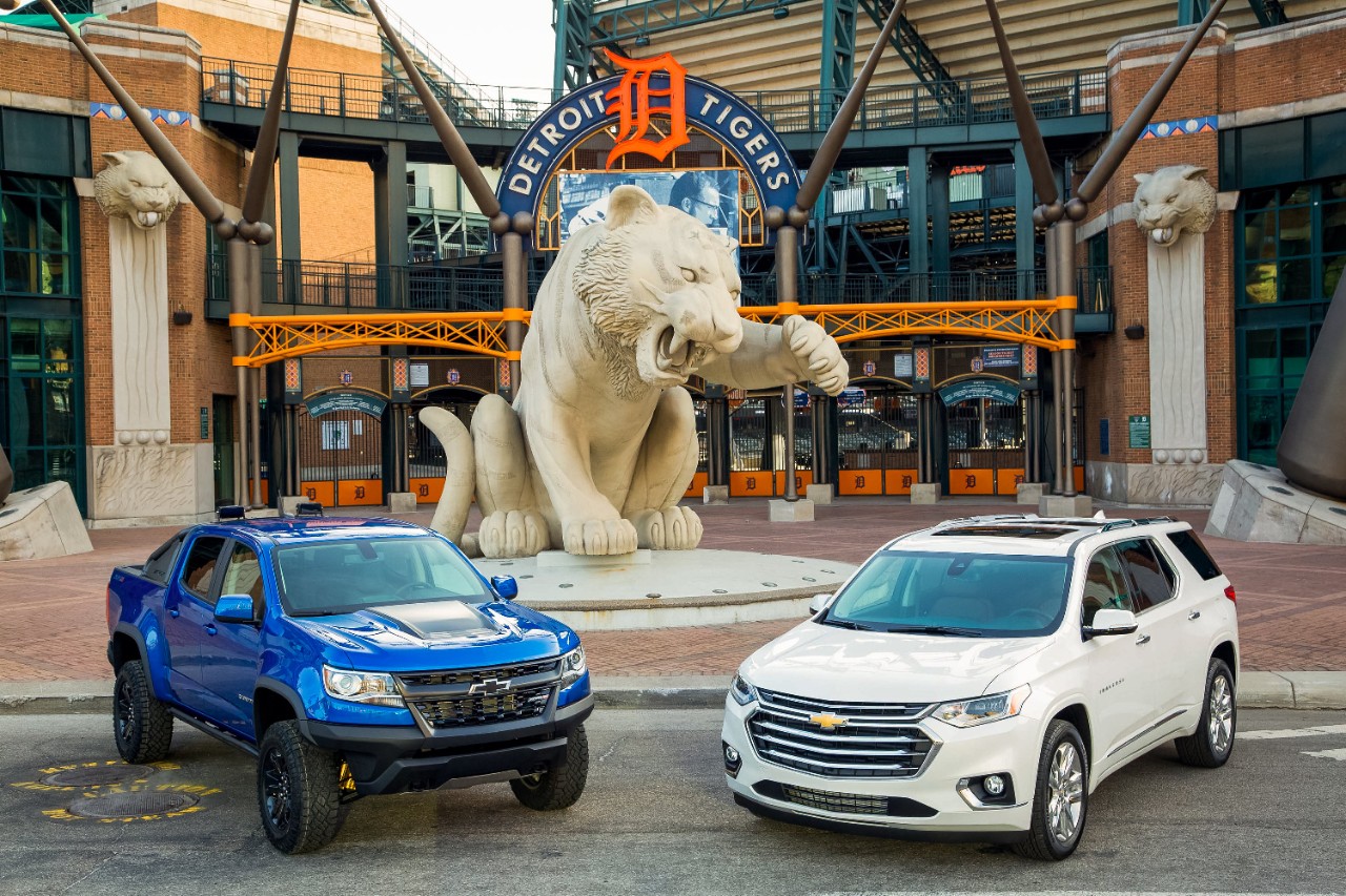 2018 Traverse High Country and a 2018 Colorado ZR2