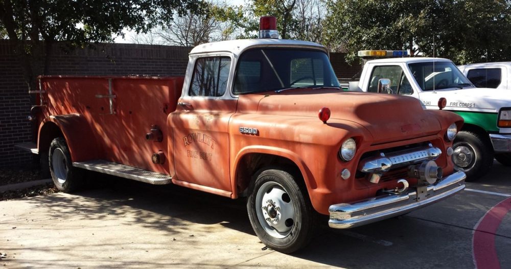 1956 Chevy Fire Truck Eagle Scout Project