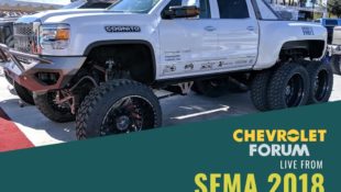 Insane GMC Denali 10×10 Towers Over SEMA 2018