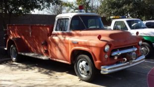 Restored Chevy Fire Truck Helps Boy Scout Earn His Eagle Badge