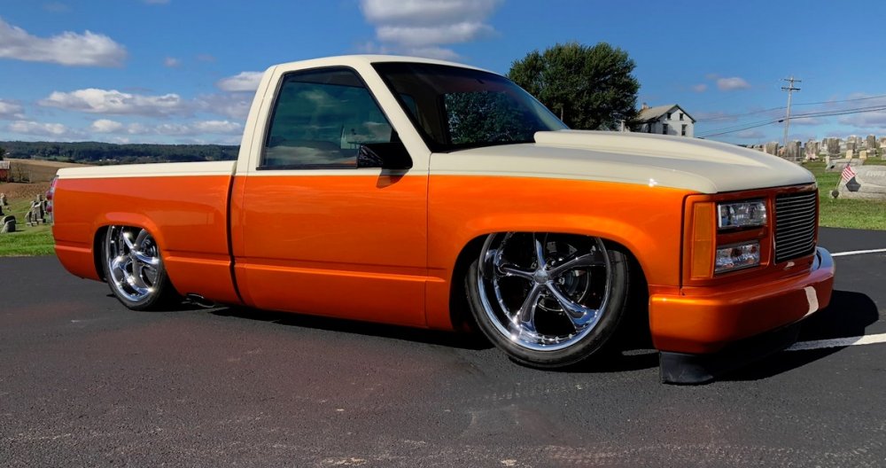 lowrider 1988 chevy 1500 is a flawless orange and creme show truck lowrider 1988 chevy 1500 is a flawless