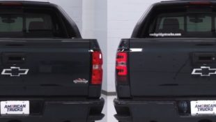 Silverado LED Taillight Install Before and After