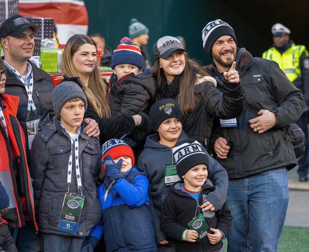 Chevy Showcases Fleet of Silverados at 119th Army-Navy Game