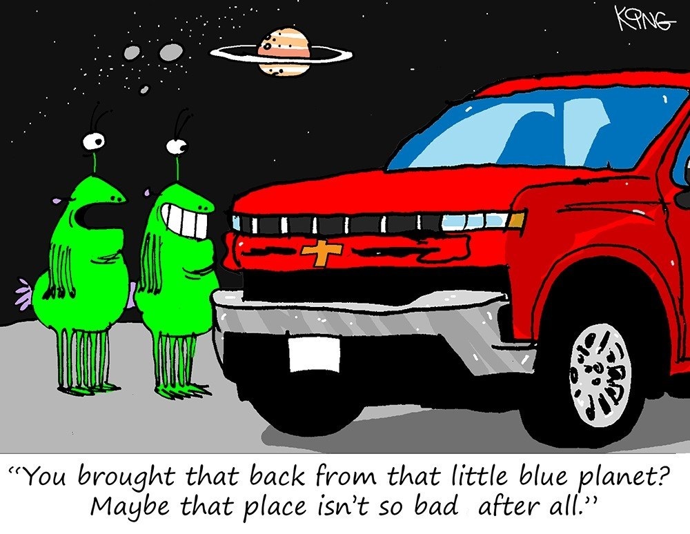 Friday Funnies: Chevy, the Pride of Planet Earth