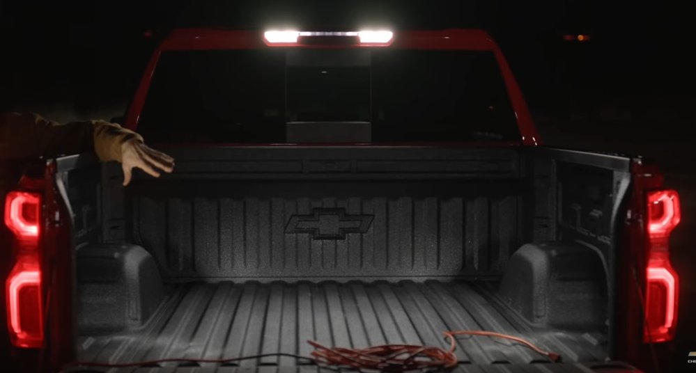 Chevy Silverado Durabed Features Trick Lighting, 120Volt Power