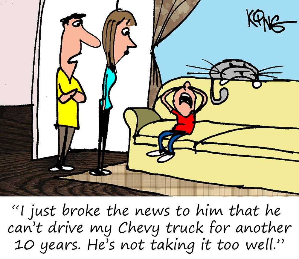Friday Funnies: Drivin' and Cryin'