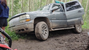 Chevy Tahoe mudbound