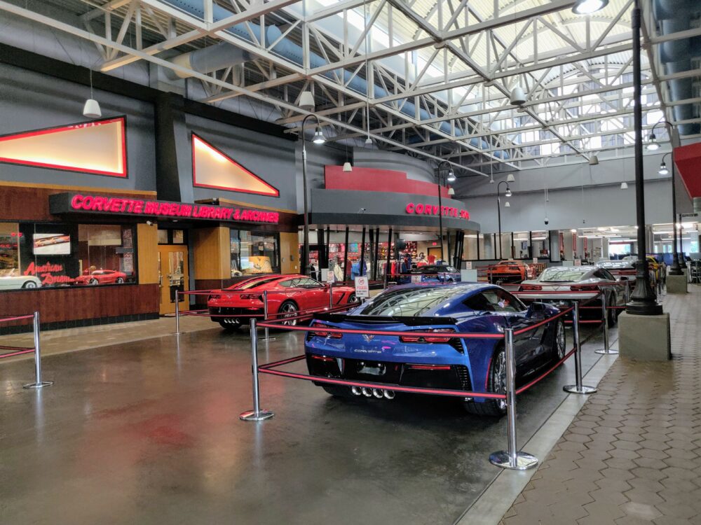 New Corvettes Awaiting Pickup at the NCM - Photo by Cameron Aubernon