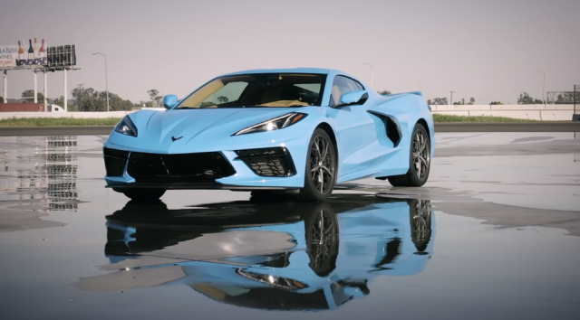 Edmunds C8 Corvette test