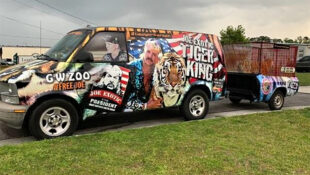 Joe Exotic Tiger King Chevy Van 2004 With Trailer For Sale