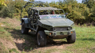 The 5,000-pound GM Defense Infantry Squad Vehicle was uniquely engineered to fulfill military requirements and designed to provide rapid ground mobility. Expeditionary ISV.