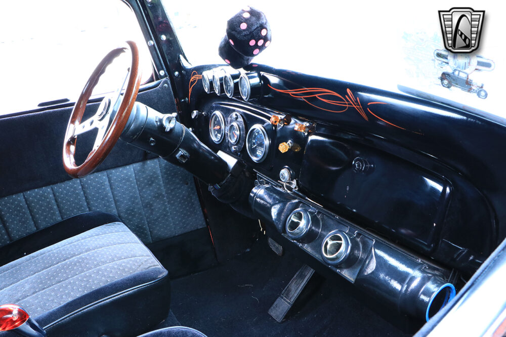 1937 Chevy truck interior