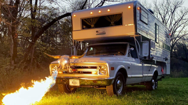 flame thrower camper