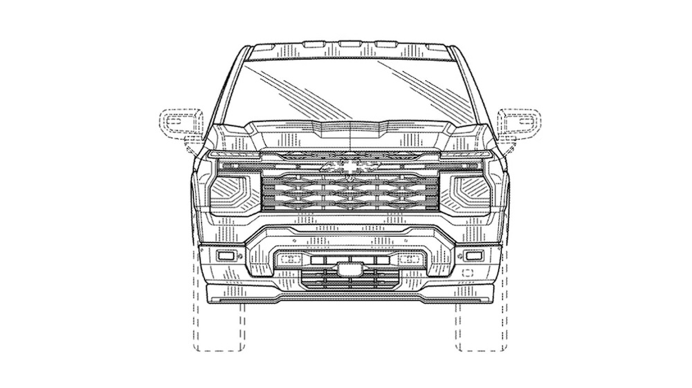 2027 Chevy Silverado Patent Drawings