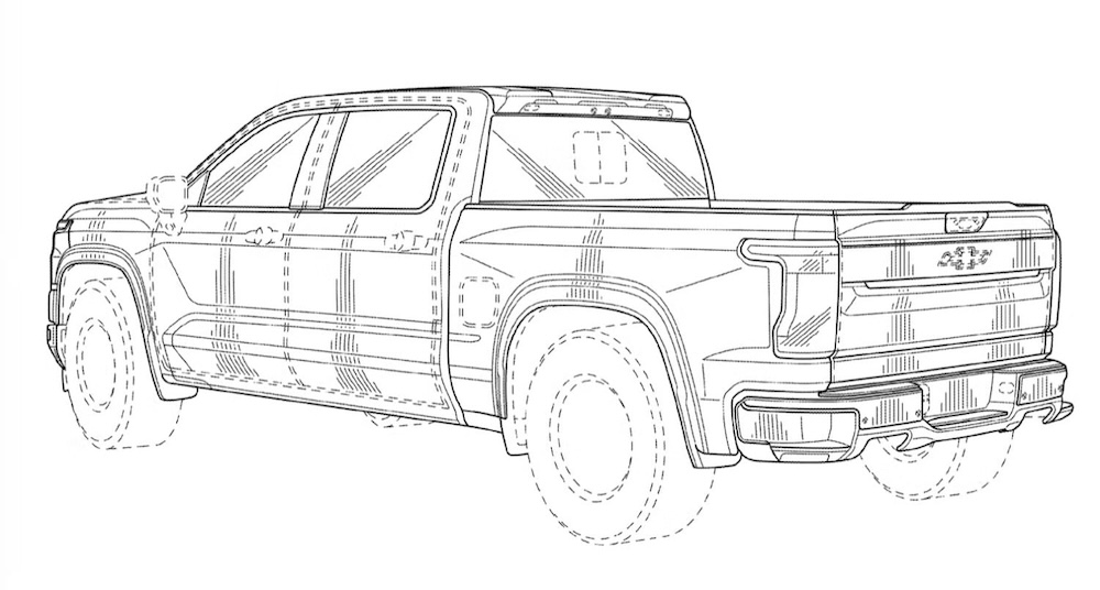 2027 Chevy Silverado Patent Drawings
